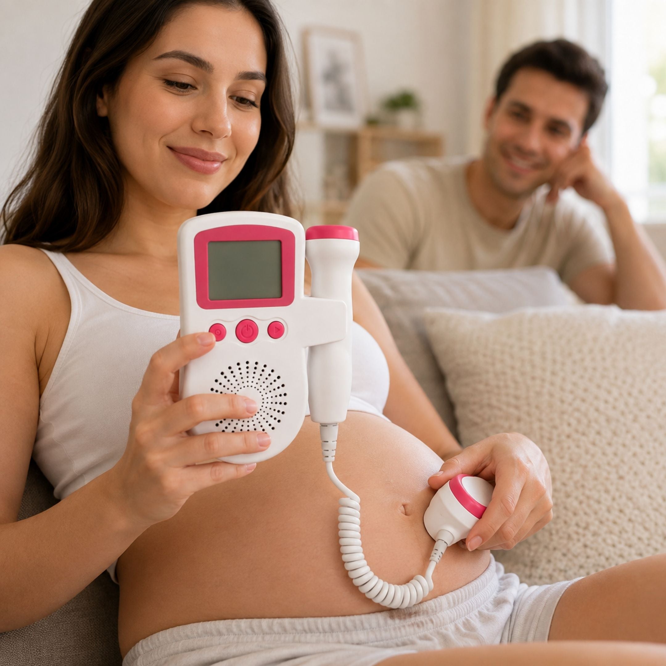 Doppler Fetal — Detector de Ritmo Cardíaco de Bebé | Dulcevientre